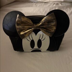 Disney Black and White Minnie Mouse Cosmetic Bag
